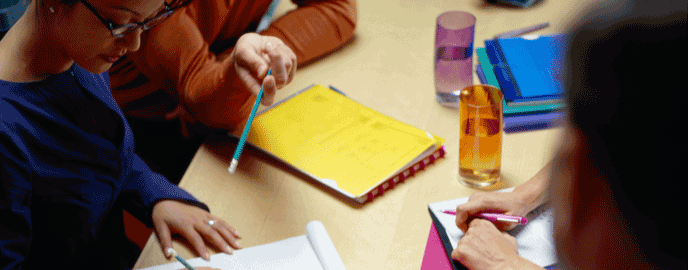 A meeting table