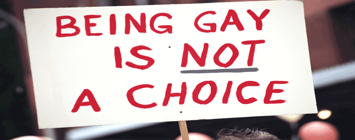 Being gay is not a choice