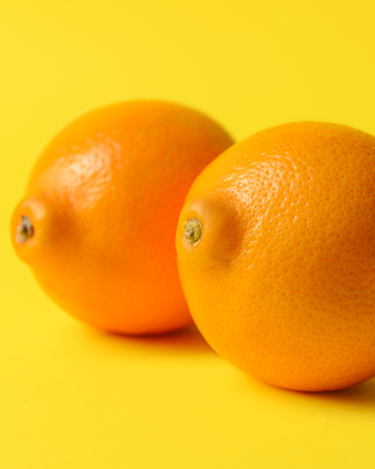 A pair of oranges